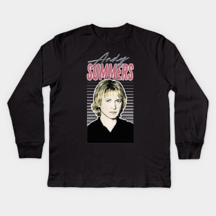 Andy Summers / 80s Styled Aesthetic Fan Art Design Kids Long Sleeve T-Shirt